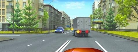 سوال 64: راننده کدام وسیله نقلیه باید حق تقدم را رعایت کند؟