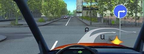 سوال 71: عبور کامیون در کدام جهت مجاز است؟