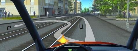 سوال 72: راننده کدام وسیله نقلیه دور برگردان را درست انجام می دهد؟