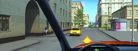 سوال 76: تردد در کدام مسیر مجاز است؟