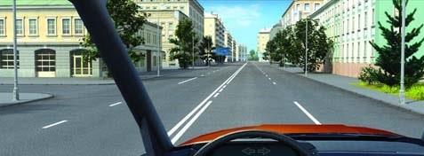 سوال 77: در حالت تغییر خط عبور همزمان وسایل نقلیه ای که در مسیر همسو حرکت می کنند کدامیک باید حق تقدم دیگری را رعایت کند؟