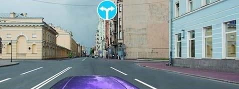 سوال 107: آیا در تقاطع انجام دور برگردان با دنده عقب مجاز است؟