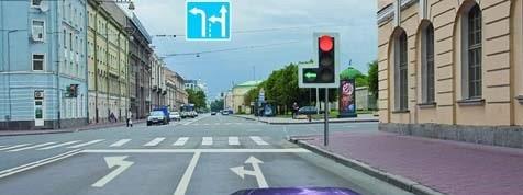 سوال 117: آیا رانندگی با دنده عقب در این حالت مجاز است؟