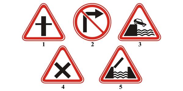 سوال 283: این عالمت و تابلو درباره چه چیزی هشدار می دهد؟