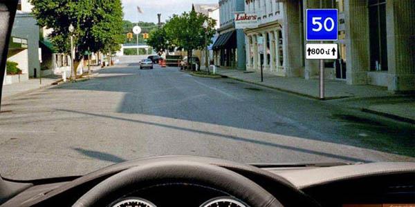 سوال 322: در این حالت حداقل از چه فاصله ای به بعد امکان مواجه شدن با تقاطع هم عرض وجود دارد؟