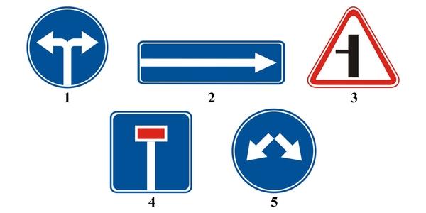 سوال 324: تردد در کدام مسیر از خط عبور قید شده را می توانید ادامه دهید؟