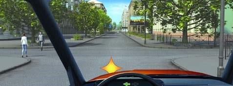 سوال 492: در این حالت هنگام عبور از تقاطع آیا مجبور به رعایت حق تقدم هستید؟