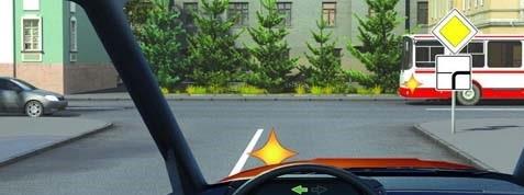 السؤال 526: أي طريق يعتبر رئيسي عند التقاطع؟ بالنسبة للطريق )إلخ..خرسانة إسفلتية ،خرسانة أسمنتية ،مواد حجرية(طريق بغطاء صلب .