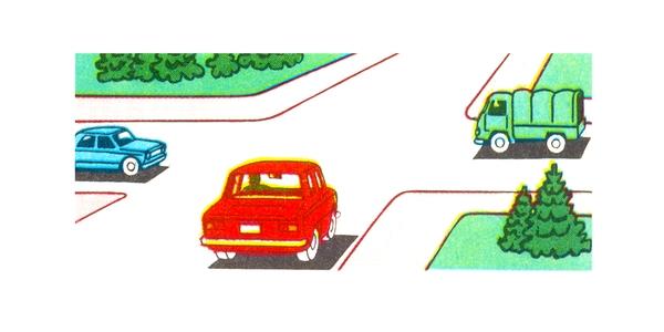 سوال 443: هنگام تردد در مسیر مستقیم مجبور به رعایت حق تقدم کدامیک هستید؟