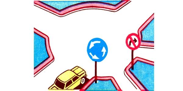 سوال 448: مجبور به رعایت حق تقدم کدامیک هستیم؟