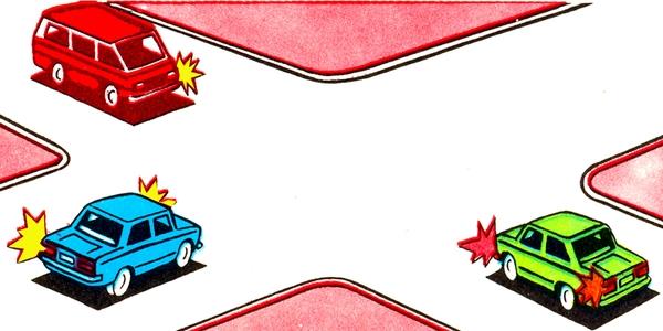 سوال 449: در حالتی که چراغ راهنمایی زرد چشمک زن است هنگام عبور از تقاطع در مسیر مستقیم :مجبور هستیم