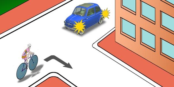 سوال 452: هنگام گردش به چپ مجبور به رعایت حق تقدم کدامیک هستیم؟