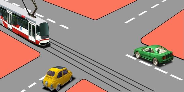 سوال 464: کدامیک دومین خودرویی است که از تقاطع عبور خواهد کرد؟