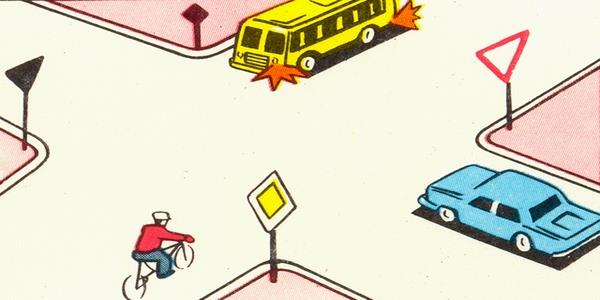 سوال 465: کدامیک دومین خودرویی است که از تقاطع عبور خواهد کرد؟