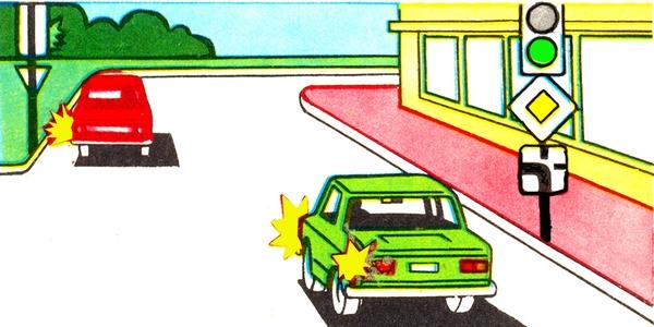 سوال 467: وسایل نقلیه به چه ترتیب از تقاطع عبور خواهند کرد؟
