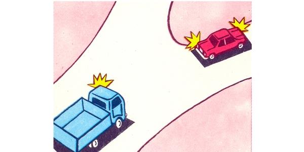 Question 471: The first to drive through the intersection: