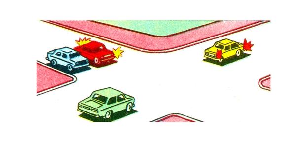 Question 427: The second to drive through the intersection: