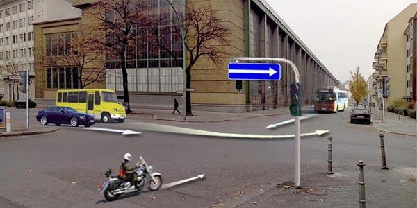 سوال 478: خودرو قرمز رنگ با چه ترتیبی از تقاطع عبور خواهد کرد؟