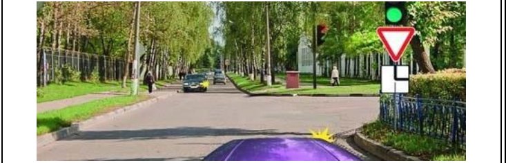 سوال 591: آیا هنگام گردش به راست مجبور به رعایت حق تقدم راننده ای هستید که از الین مقابل نزدیک می شود؟