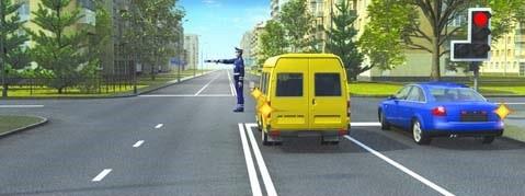 سوال 627: :ایستادن ممنوع است اگر فاصله بین خط ممتد و وسیله نقلیه ایستاده