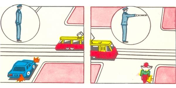 سوال 567: تردد در کدام مسیر مجاز است؟