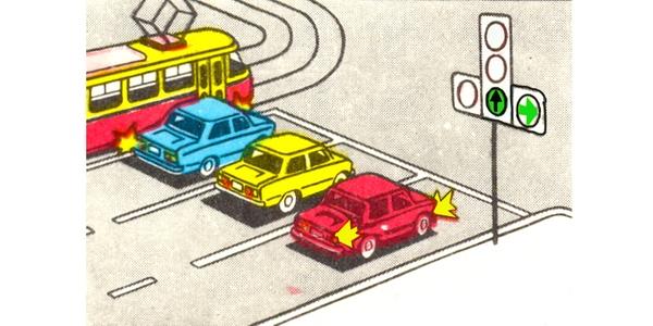 سوال 573: تردد برای کدام وسایل نقلیه مجاز است؟