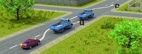 Вопрос 921: Сигнал о маневре, поданный световым указателем, должен быть прекращен: