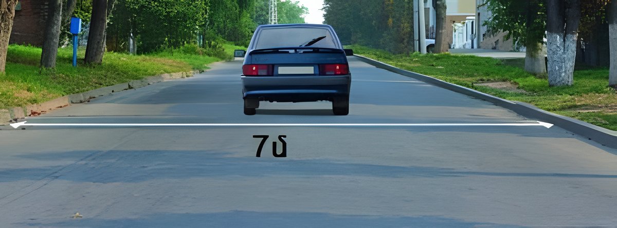 السؤال 1183: هل يسمح بالسير على منتصف نهر الطريق في ظروف العرض المشار إليه؟