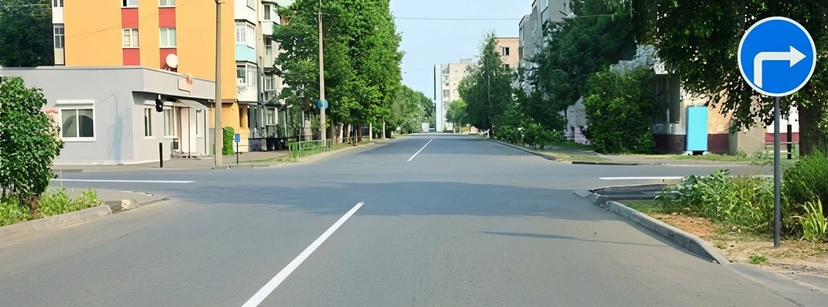Հարց 1132: Ո՞ր տրանսպորտային միջոցի վարորդը կարող է երթեւեկությունը շարունակել ուղիղ այս խաչմերուկում։