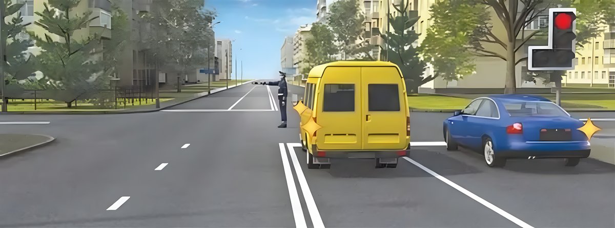 سوال 2464: به کدام وسایل نقلیه اجازه تردد داده میشود؟